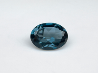 Topaz london blue owal fasetowany 8x6 mm