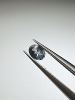 Turmalin fasetowany niebieski owal 4x3 mm