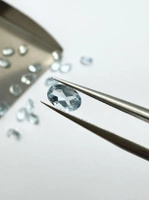 Akwamaryn naturalny owal fasetowany 6x4 mm