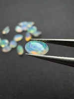 Opal naturalny owal fasetowany 6x4 mm