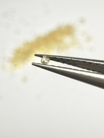 Szafir żółty naturalny okrągły fasetowany fi 1 mm