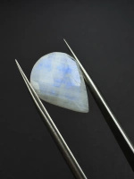 Moonstone rainbow kamień księżycowy fasetowany łezka 20,6x15,6 mm