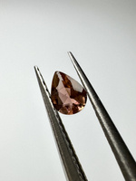 Turmalin fasetowany miedziany gruszka 4x3 mm