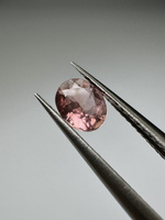 Turmalin fasetowany różowy owal 5 x 4 mm