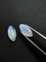 Moonstone rainbow kamień księżycowy para markiza 12,6x6,2 mm