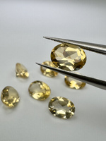 Cytryn fasetowany owal 8x6 mm