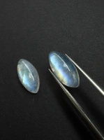 Moonstone rainbow kamień księżycowy para markiza 14,2x7,1 mm