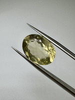 Lemon kwarc naturalny fasetowany owal 16 x 12 mm