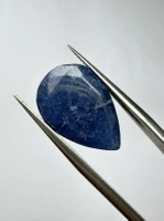 Szafir niebieski łezka fasetowany 16,5x11,3 mm