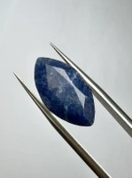 Szafir niebieski markiza fasetowany 19,7x10,8 mm