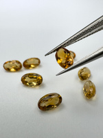 Cytryn naturalny owal fasetowany 5x3 mm