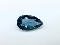 Topaz london blue gruszka fasetowany 5x3 mm