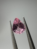Turmalin fasetowany różowy gruszka 5 x 4 mm