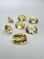 Cytryn fasetowany owal 8x6 mm