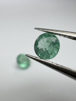 Szmaragd naturalny okrągły fasetowany fi 4 mm