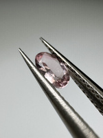Turmalin fasetowany jasny różowy owal 5 x 3 mm