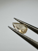 Turmalin fasetowany żółty gruszka 5 x 3 mm