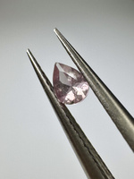 Turmalin fasetowany różowy gruszka 4x3 mm