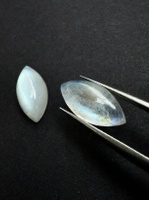 Moonstone rainbow kamień księżycowy para markiza 14,1x7,2 mm