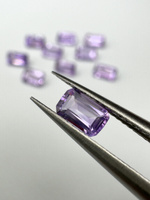 Ametyst naturalny fasetowany oktagon 5x3 mm