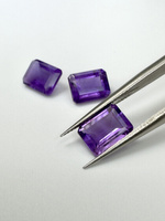 Ametyst naturalny fasetowany oktagon 8x6 mm