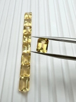 Cytryn jasny oktagon fasetowany 8x6 mm