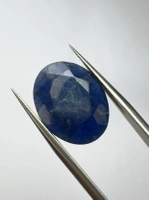 Szafir niebieski owal fasetowany 18,1x14 mm