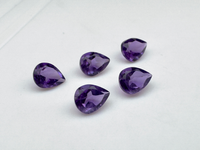 Ametyst gruszka fasetowany 4x3 mm