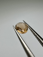 Turmalin fasetowany miedziany owal 5 x 4 mm