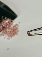 Szafir miedziany naturalny okrągły fasetowany fi 1,25 mm