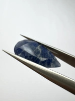 Szafir niebieski łezka fasetowany 18,6x11,8 mm