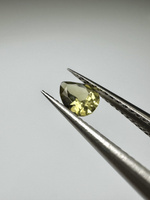 Turmalin fasetowany zielony gruszka 5 x 4 mm