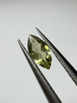 Turmalin fasetowany zielony markiza 6 x 3 mm