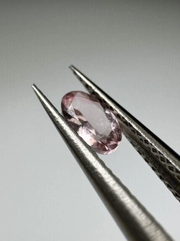 Turmalin fasetowany jasny różowy owal 5 x 3 mm
