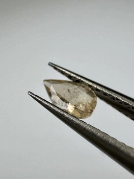 Turmalin fasetowany żółty gruszka 5 x 3 mm