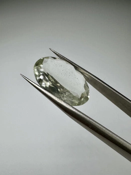 Zielony ametyst prasiolit fasetowany owal 19 x 14 mm