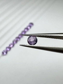 Ametyst fioletowy okrągły fasetowany 3 mm