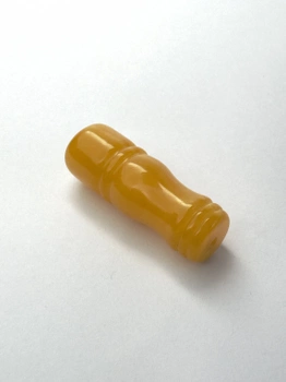 Bursztyn bałtycki naturalny Islamski koralik modlitewny Imam Minaret Tasbih 36,3x12,9 mm